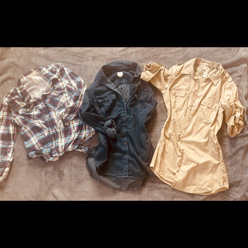 3 Button Down Tops